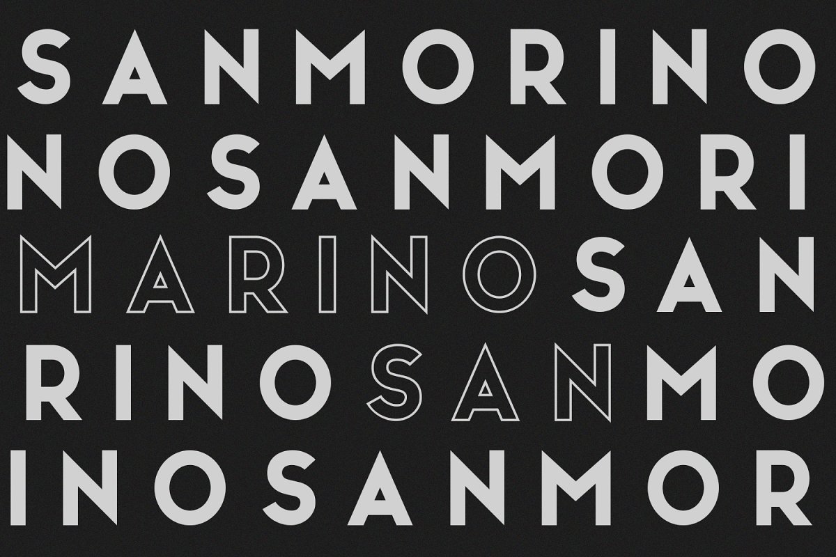 San Marino Italic Font preview